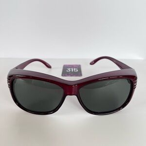 Stylish Burgundy Sunglasses